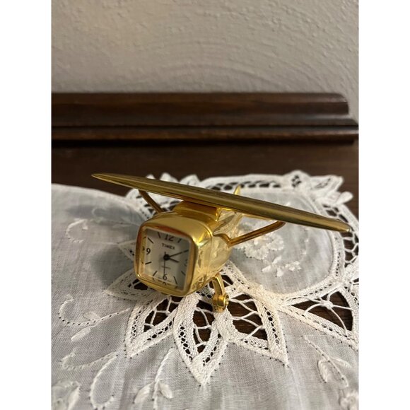 Miniature Airplane Novelty Clock - Picture 1 of 5
